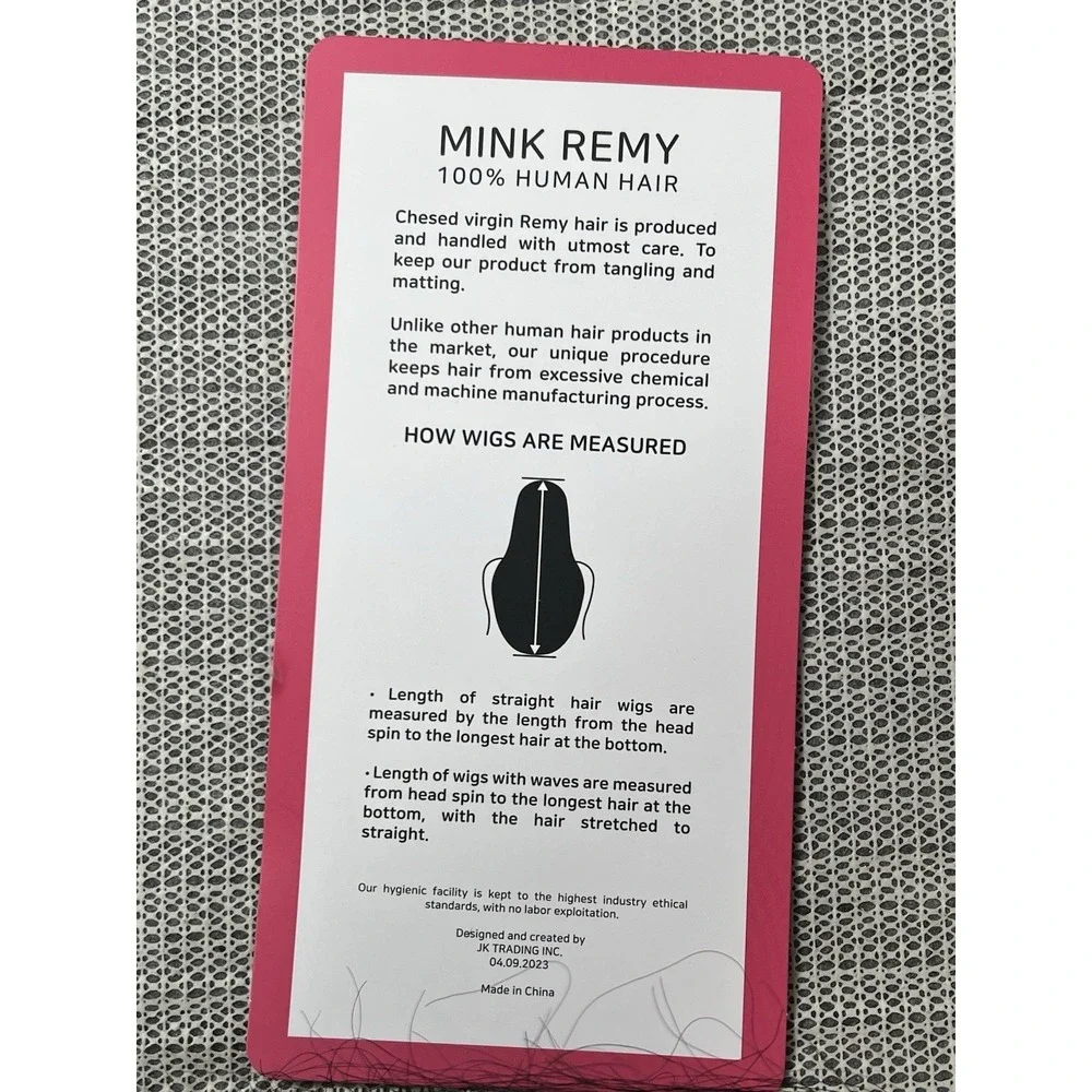 Chesed Mink Remy 100% Human Hair Pre-lucked‎ HD Lace Wet&wavy 28